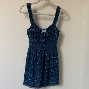 For Love And Lemons Navy Floral woman’s Dress